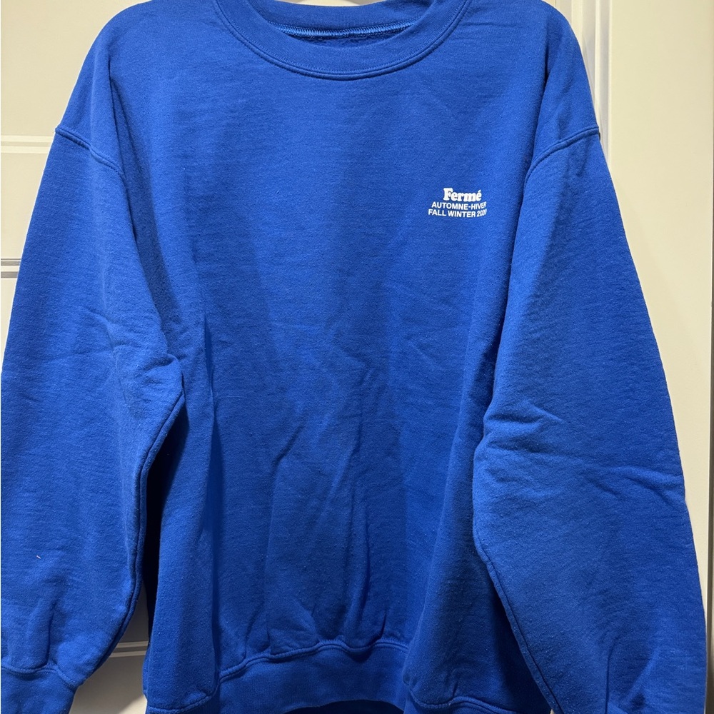 Ferme Unisex Blue Sweatshirt